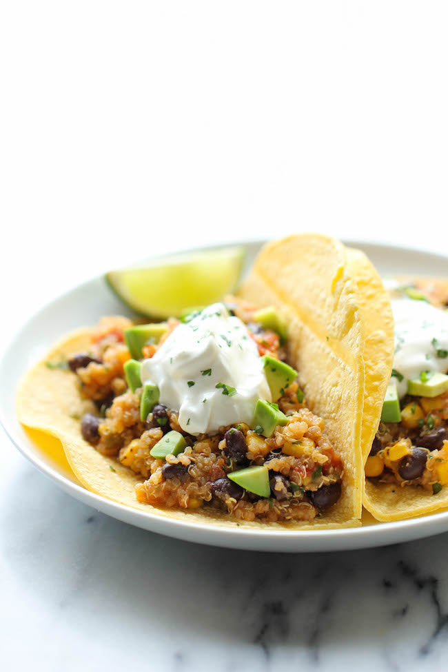 Quinoa Black Bean Tacos