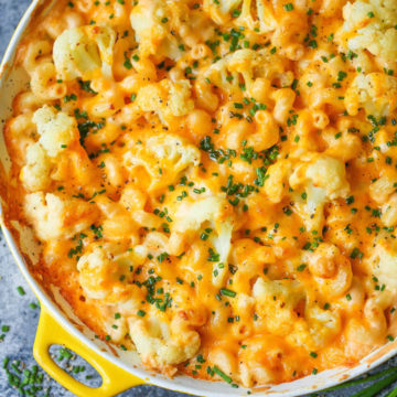 Skinny Cauliflower Mac And Cheese Damn Delicious