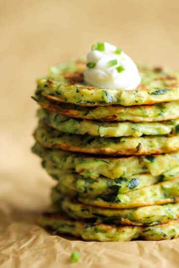 Zucchini Fritters - Damn Delicious