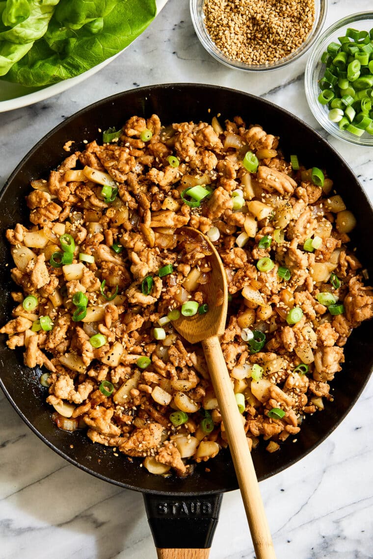 PF Chang's Chicken Lettuce Wraps - A copycat recipe that you can easily make in just 20 minutes. And it tastes a million times better too!