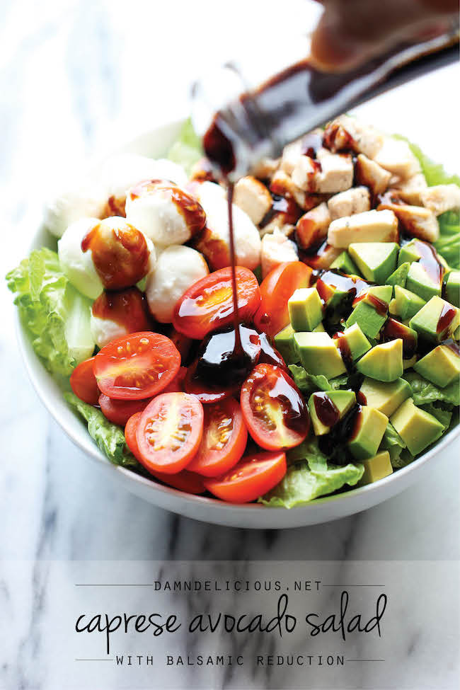 Caprese Avocado Salad - Damn Delicious