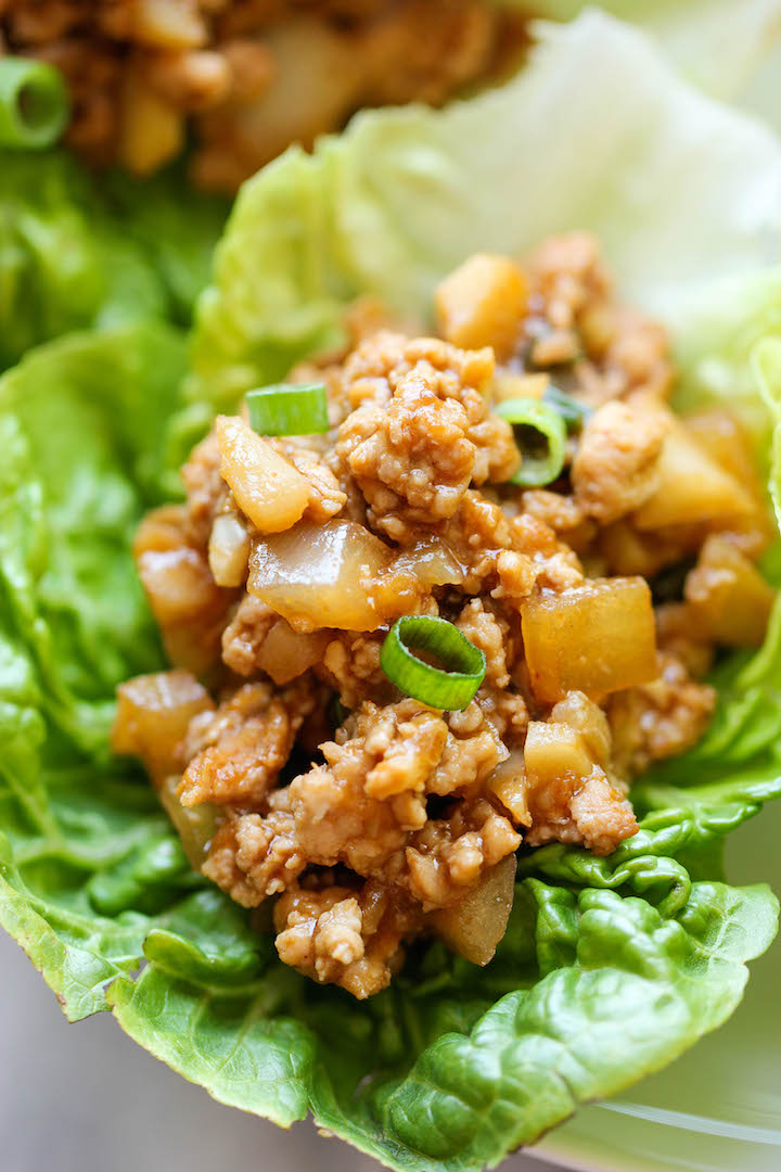 Copycat of P. F. Chang's lettuce wraps.