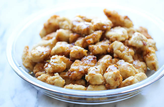 Asian Honey Chicken - A take-out favorite that you can easily make right at home - and the homemade version tastes a million times better!