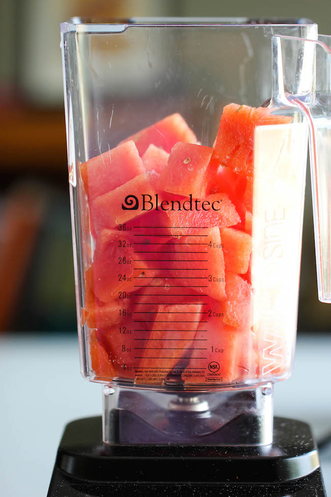 Watermelon Slush - You won't believe that this comes together in just 5 minutes with only 3 ingredients. How easy is that?!