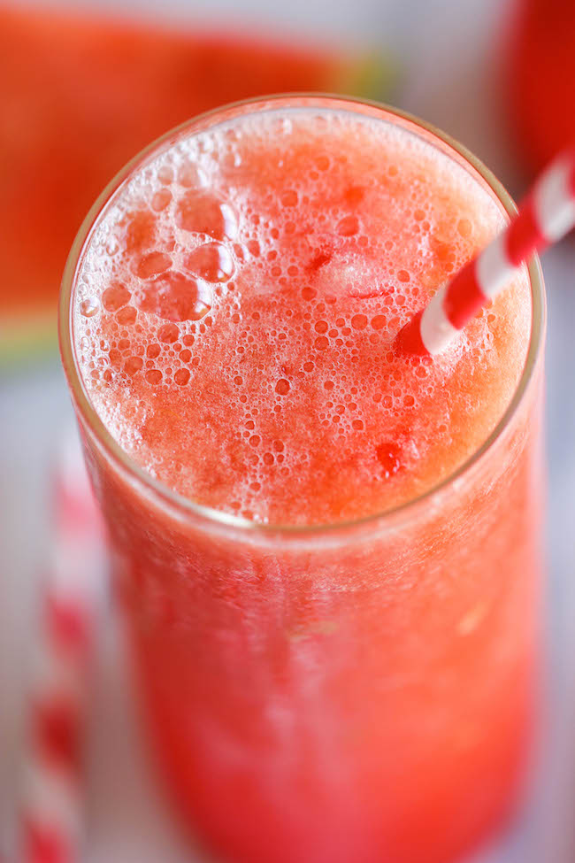 Watermelon Slush - You won't believe that this comes together in just 5 minutes with only 3 ingredients. How easy is that?!