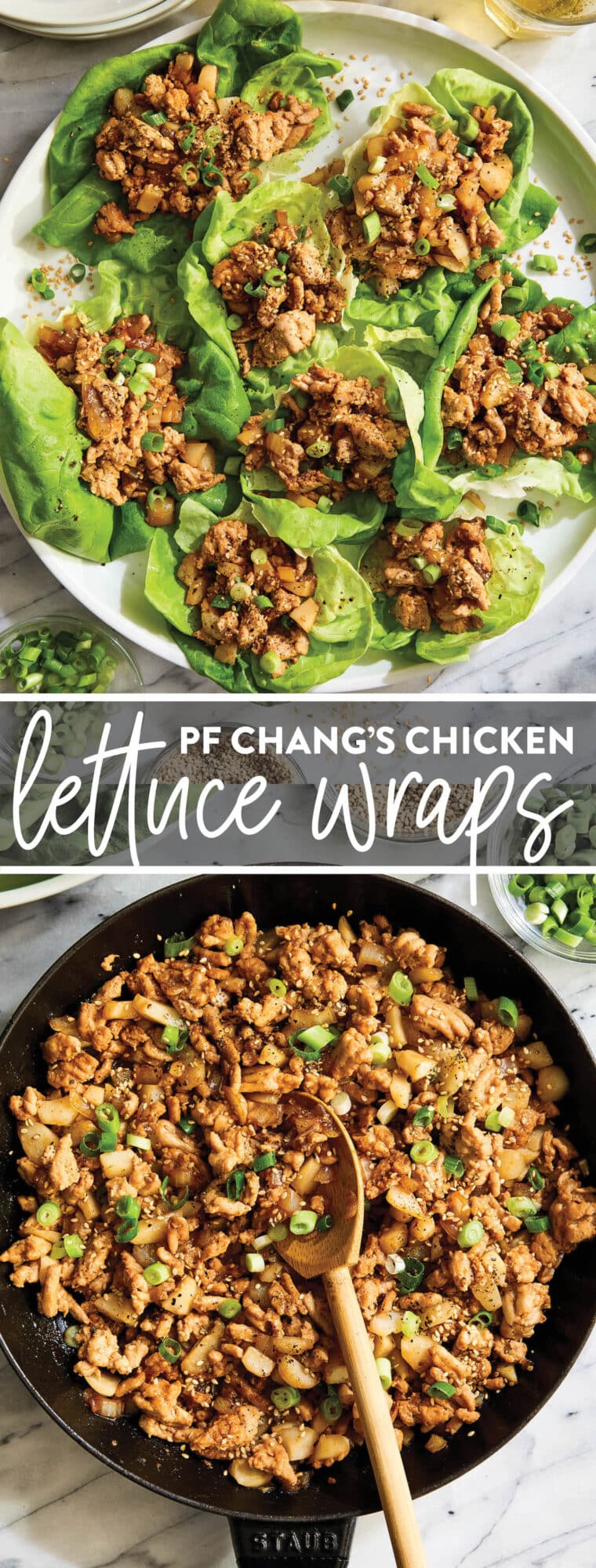 PF Chang's Chicken Lettuce Wraps - A copycat recipe that you can easily make in just 20 minutes. And it tastes a million times better too!