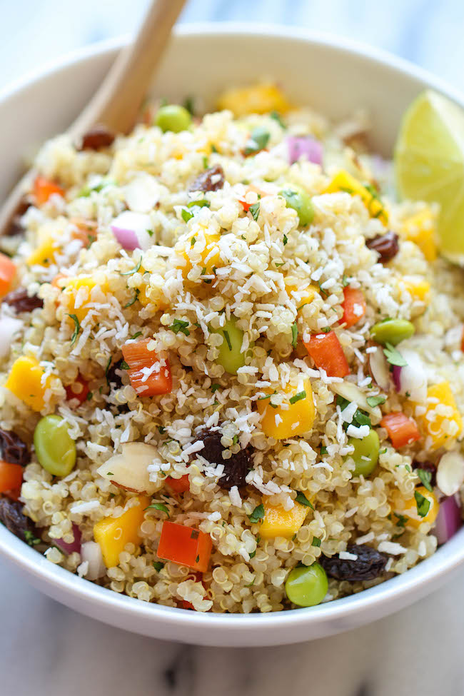 Whole Food's California Quinoa Salad - A healthy, nutritious copycat recipe that tastes 1000x better than the store-bought version!