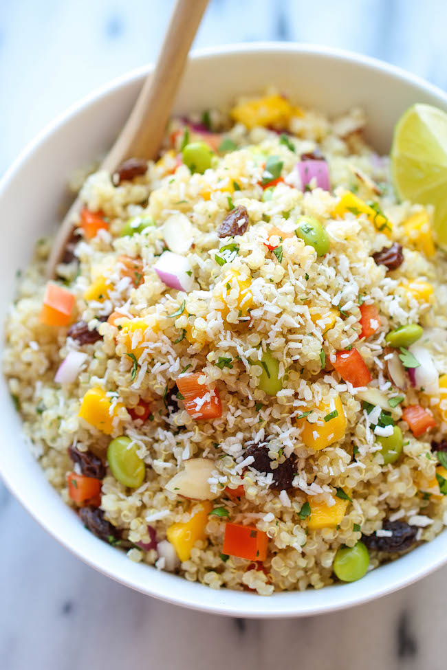 Whole Food's California Quinoa Salad - A healthy, nutritious copycat recipe that tastes 1000x better than the store-bought version!