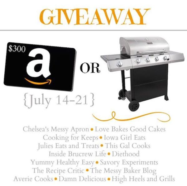 Gas Grill or $300 Amazon Gift Card Giveaway | Damn Delicious