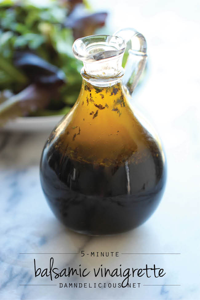 Homemade Balsamic Vinaigrette - Damn Delicious