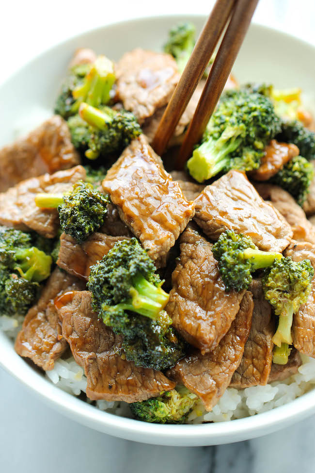 Easy Beef and Broccoli - The BEST beef and broccoli made in just 15 min. And yes, it's quicker, cheaper and healthier than take-out!
