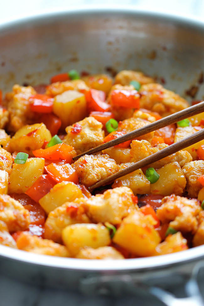 Panda Express Sweet Fire Chicken Copycat - An easy homemade version that tastes so much better (and healthier) than take-out!