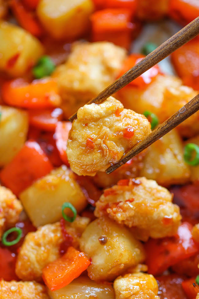 Panda Express Sweet Fire Chicken Copycat - An easy homemade version that tastes so much better (and healthier) than take-out!