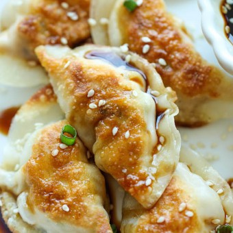 Blonde pussy cumshot Asian pot stickers recipe