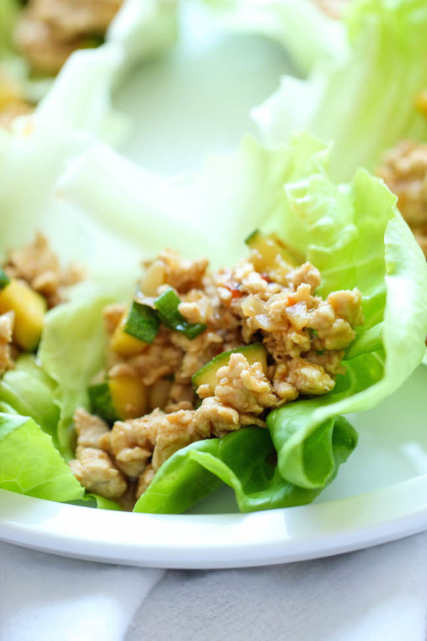 Kung Pao Chicken Lettuce Wraps Damn Delicious