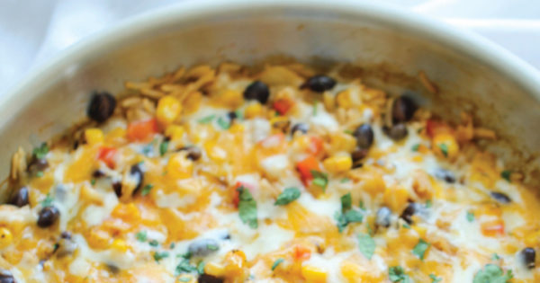 Cheesy Enchilada Rice Skillet Damn Delicious