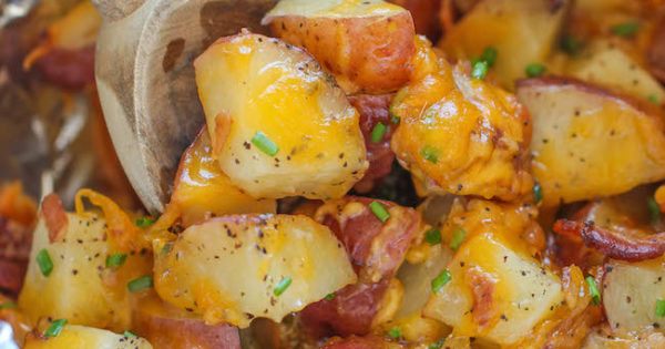 Slow Cooker Cheesy Bacon Ranch Potatoes Damn Delicious