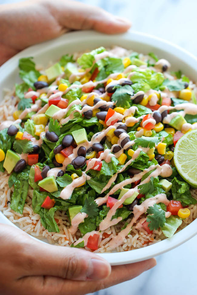 DIY Burrito Bowl Party