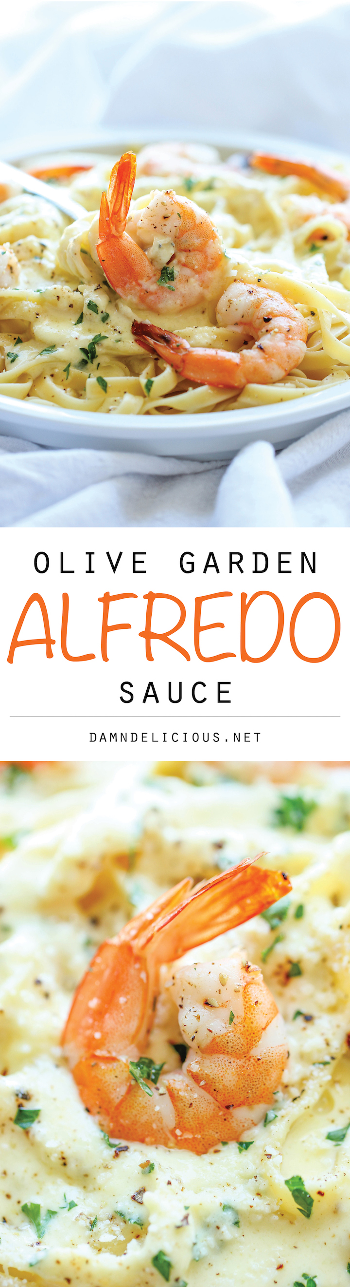 Olive Garden Alfredo Sauce - An easy, no-fuss dish you can make right at home. It’s also cheaper, healthier and quicker than ordering out!