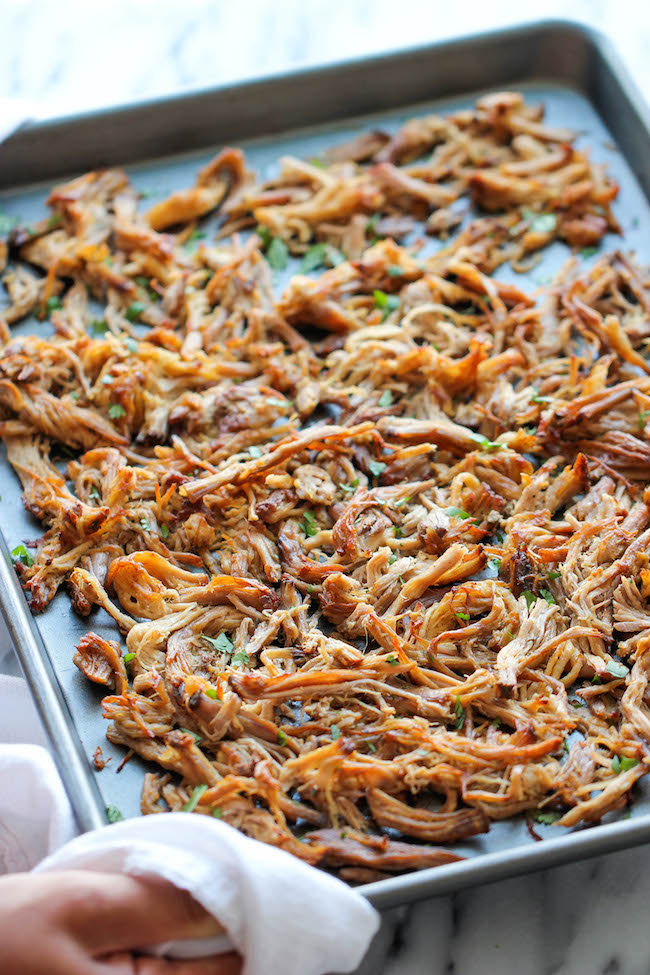 Slow Cooker Pork Carnitas - Damn Delicious