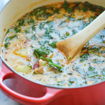 Sausage Potato And Spinach Soup Damn Delicious