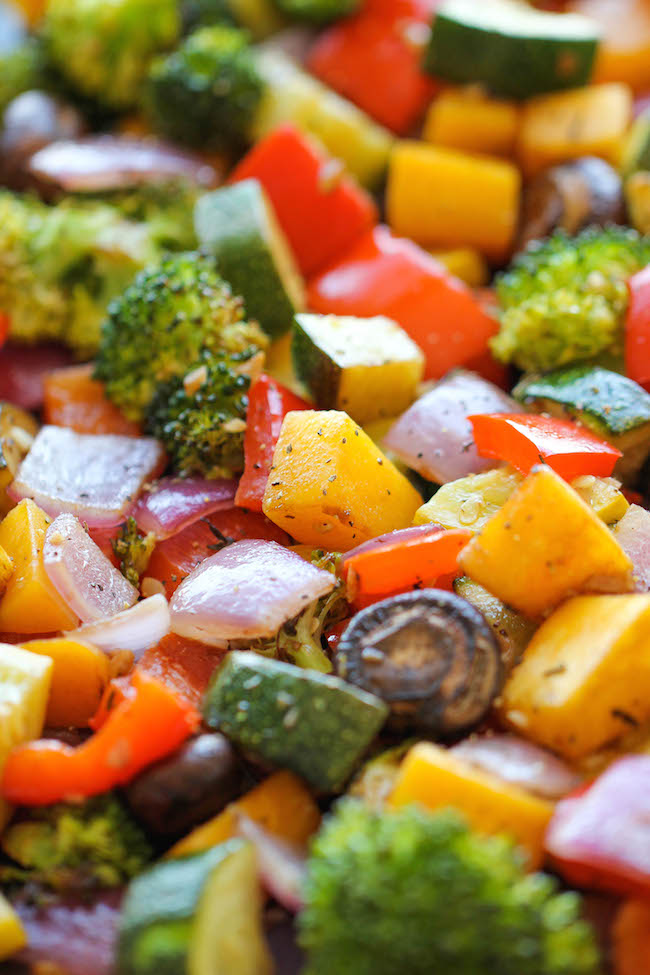 Roasted Vegetables Damn Delicious