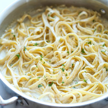 One Pot Garlic Parmesan Pasta Damn Delicious