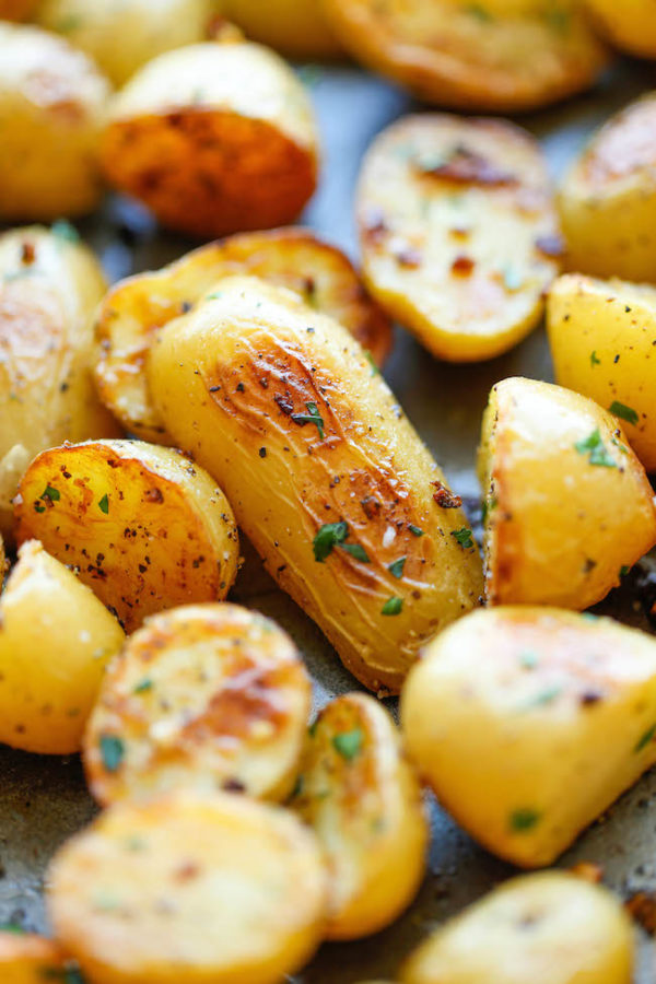 Garlic Ranch Potatoes - Damn Delicious