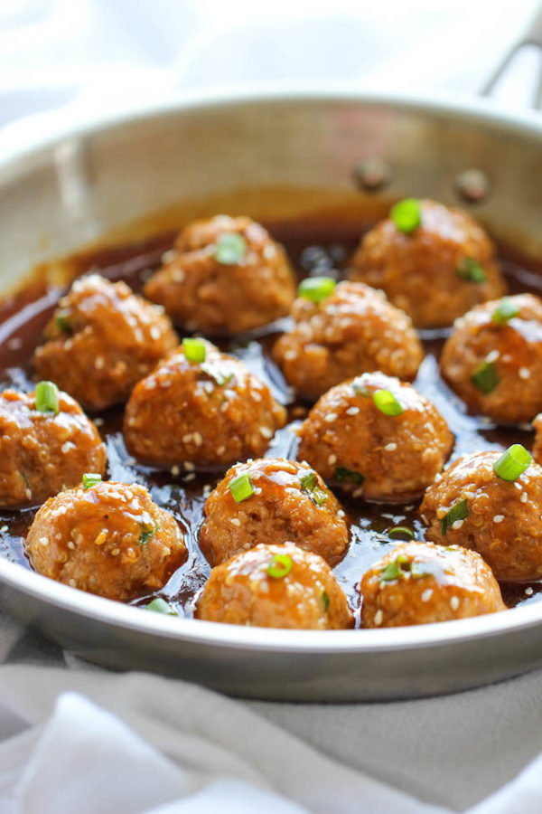 Asian Quinoa Meatballs - Damn Delicious