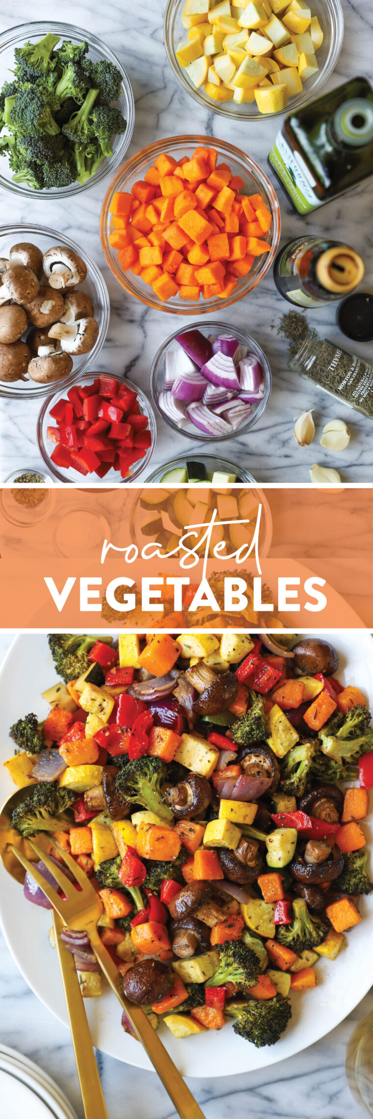 Roasted Vegetables - The easiest, simplest, and BEST way to roast vegetables - perfectly tender and packed with so much flavor!