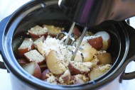 Slow Cooker Garlic Mashed Potatoes - Damn Delicious