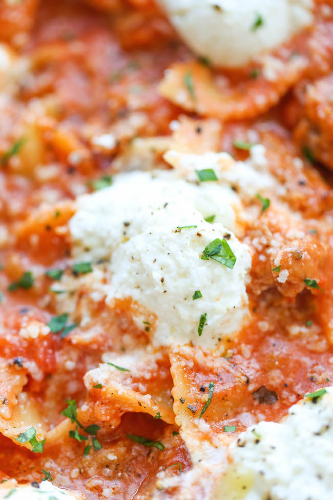 Easy One Pot Lasagna - Damn Delicious