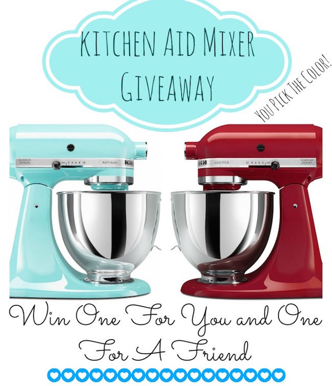 KitchenAid Mixer Giveaway! - Moore or Less Cooking