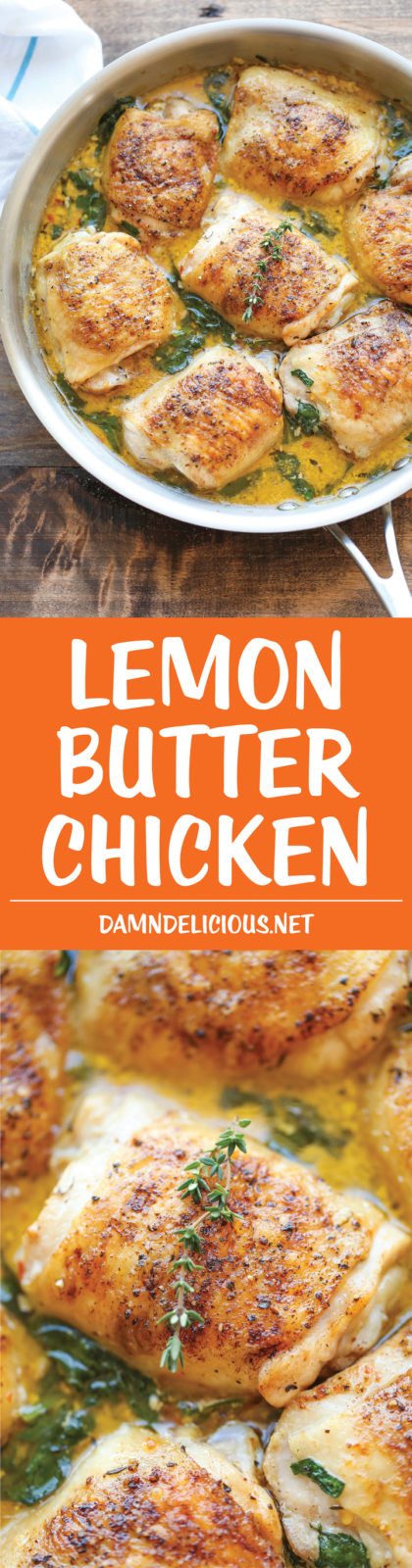 Lemon Butter Chicken - Damn Delicious