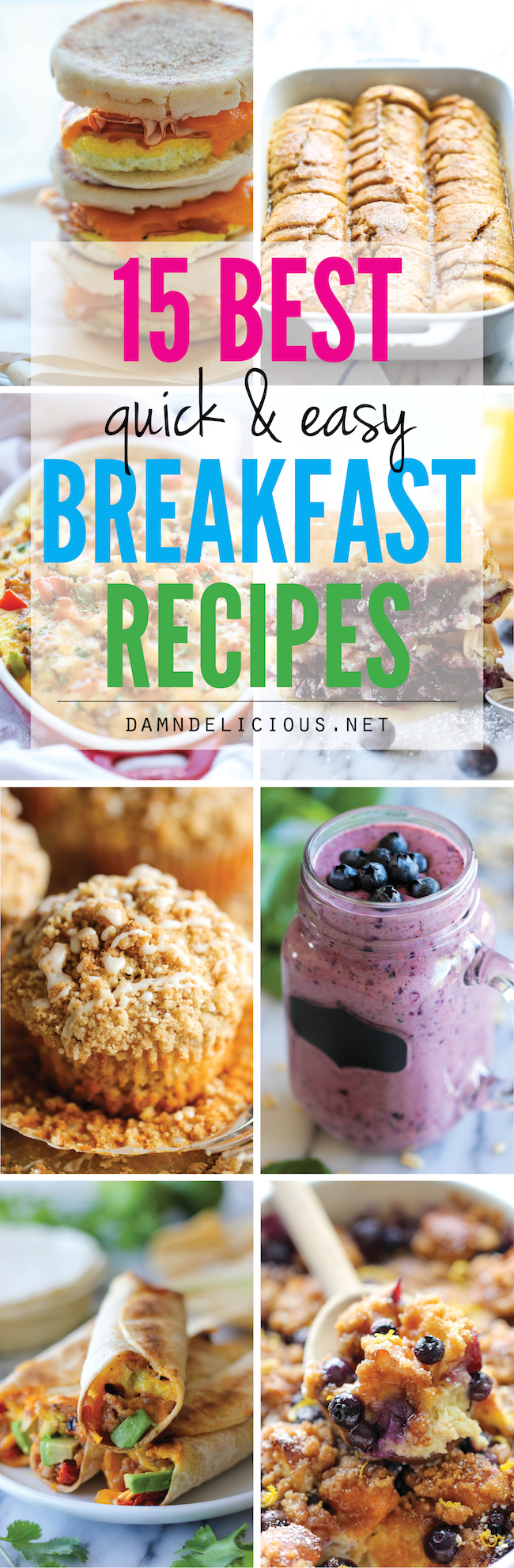 15 Best Quick and Easy Breakfast Recipes Damn Delicious