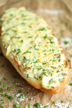 Spinach and Artichoke Dip French Bread - Damn Delicious