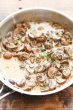 Easy Creamy Mushrooms