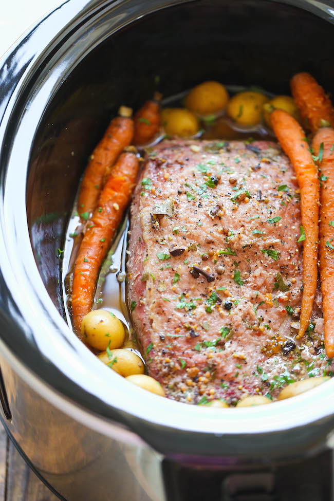 Slow Cooker Corned Beef - Damn Delicious