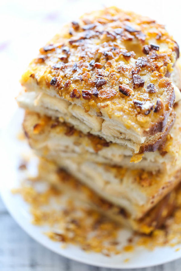 Banana Stuffed French Toast Damn Delicious