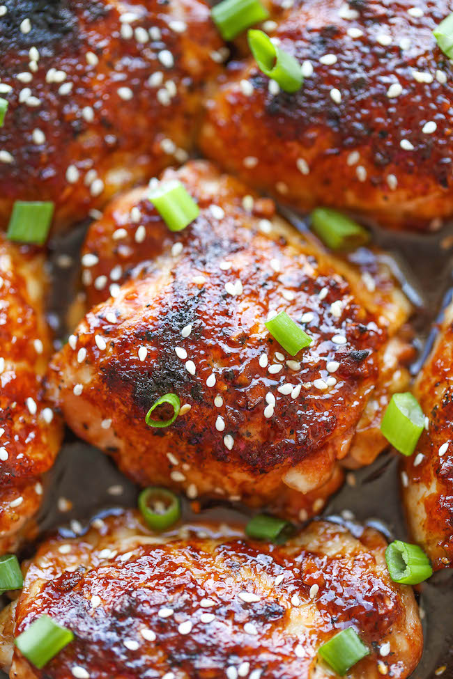 Baked Honey Sesame Chicken - Skip the take-out and try this easy homemade version instead - it's unbelievably crisp-tender and packed with so much flavor!