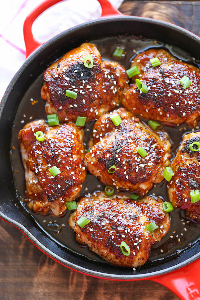 Baked Honey Sesame Chicken - Damn Delicious