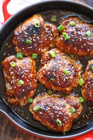 Baked Honey Sesame Chicken - Damn Delicious