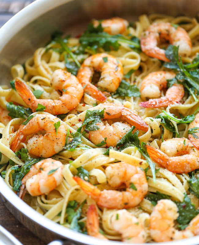 Garlic Butter Shrimp Pasta