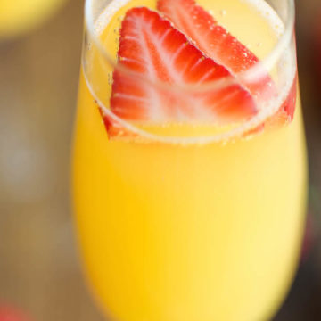 Strawberry Pineapple Mimosas image