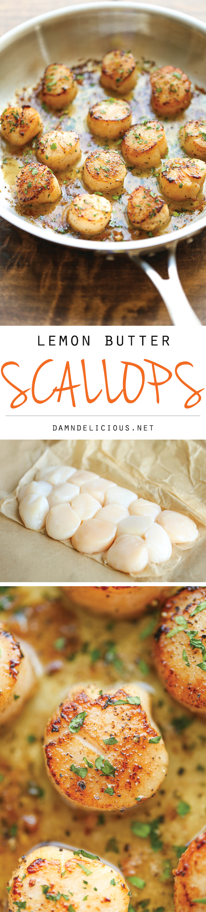 LEMON BUTTER SCALLOPS