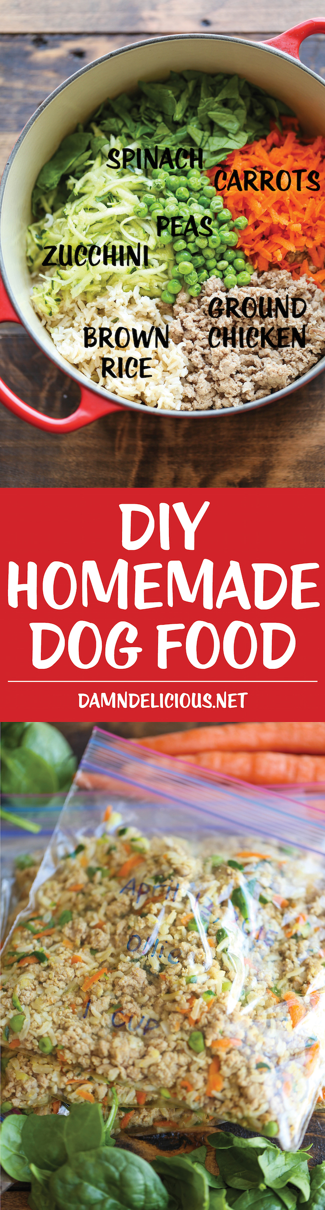 DIY Homemade Dog Food Damn Delicious