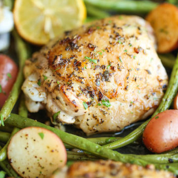 One Pan Greek Chicken - Damn Delicious