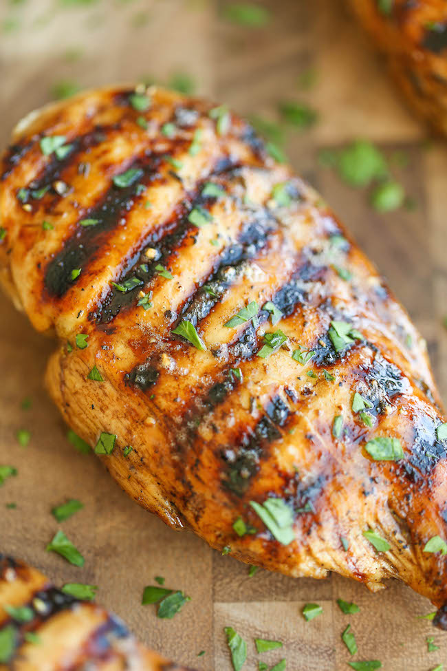 Easy Grilled Chicken - The best and easiest marinade ever - no-fuss and packed with so much flavor! You'll never need another grilled chicken recipe again!