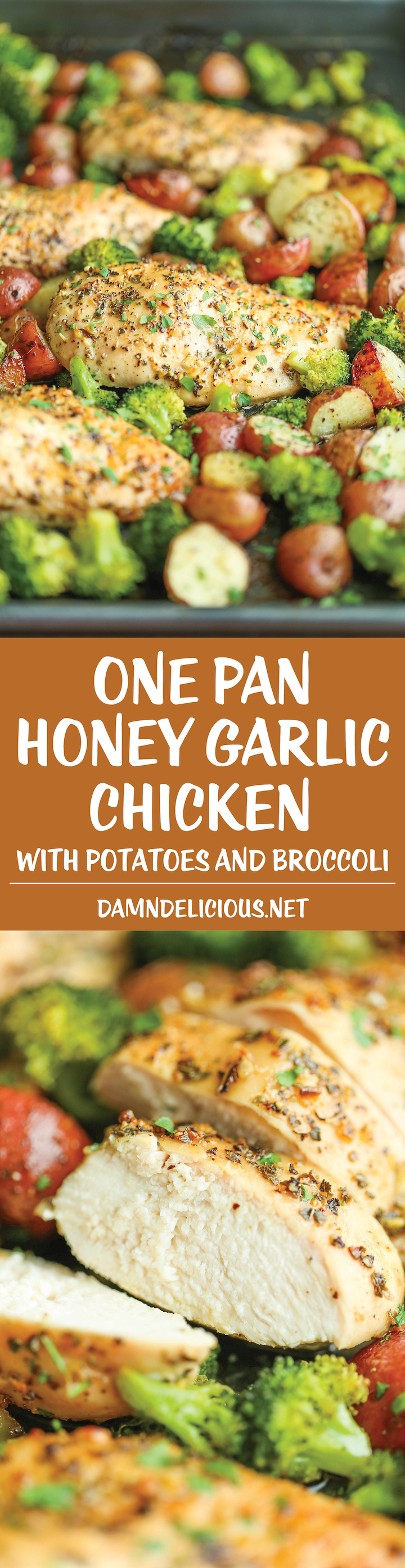 One Pan Honey Mustard Chicken and Vegetables