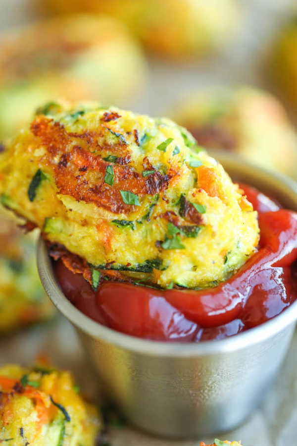 Zucchini Tots - Damn Delicious